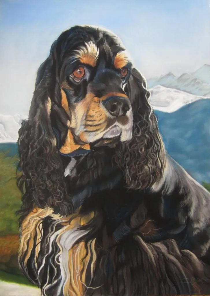 cocker-americain-pastels