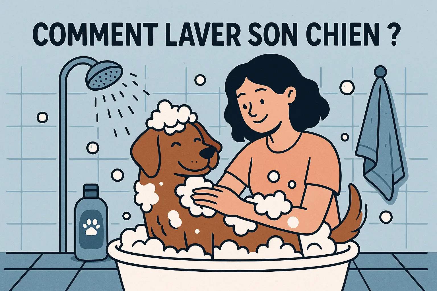 Comment laver son chien