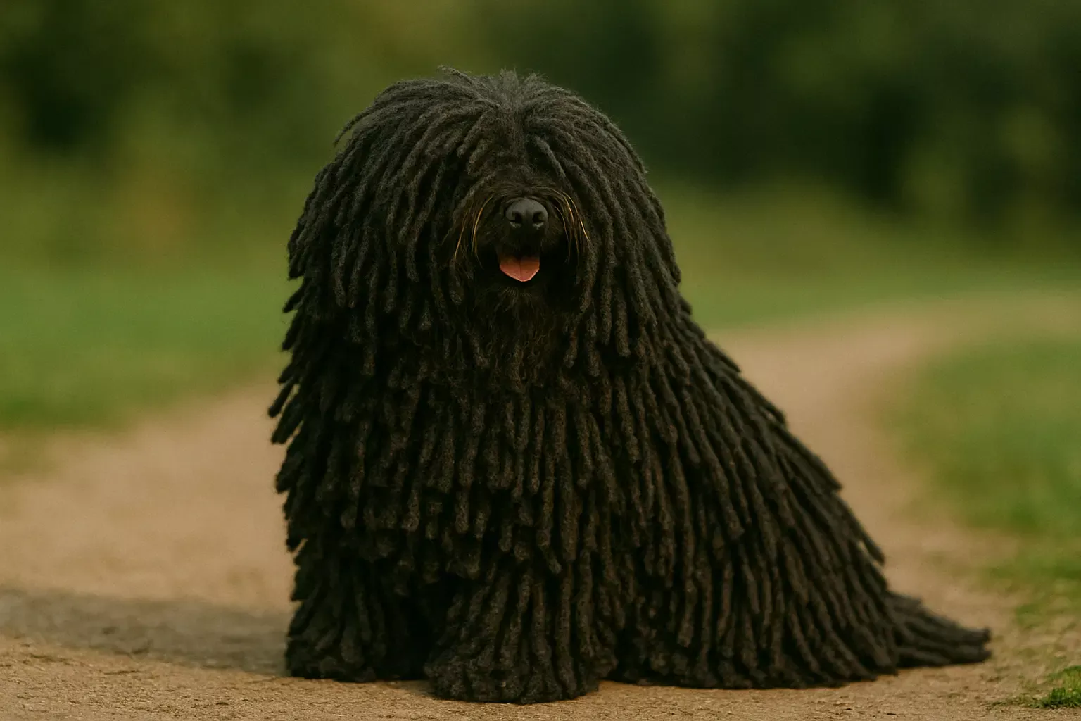 Puli hongrois - portrait